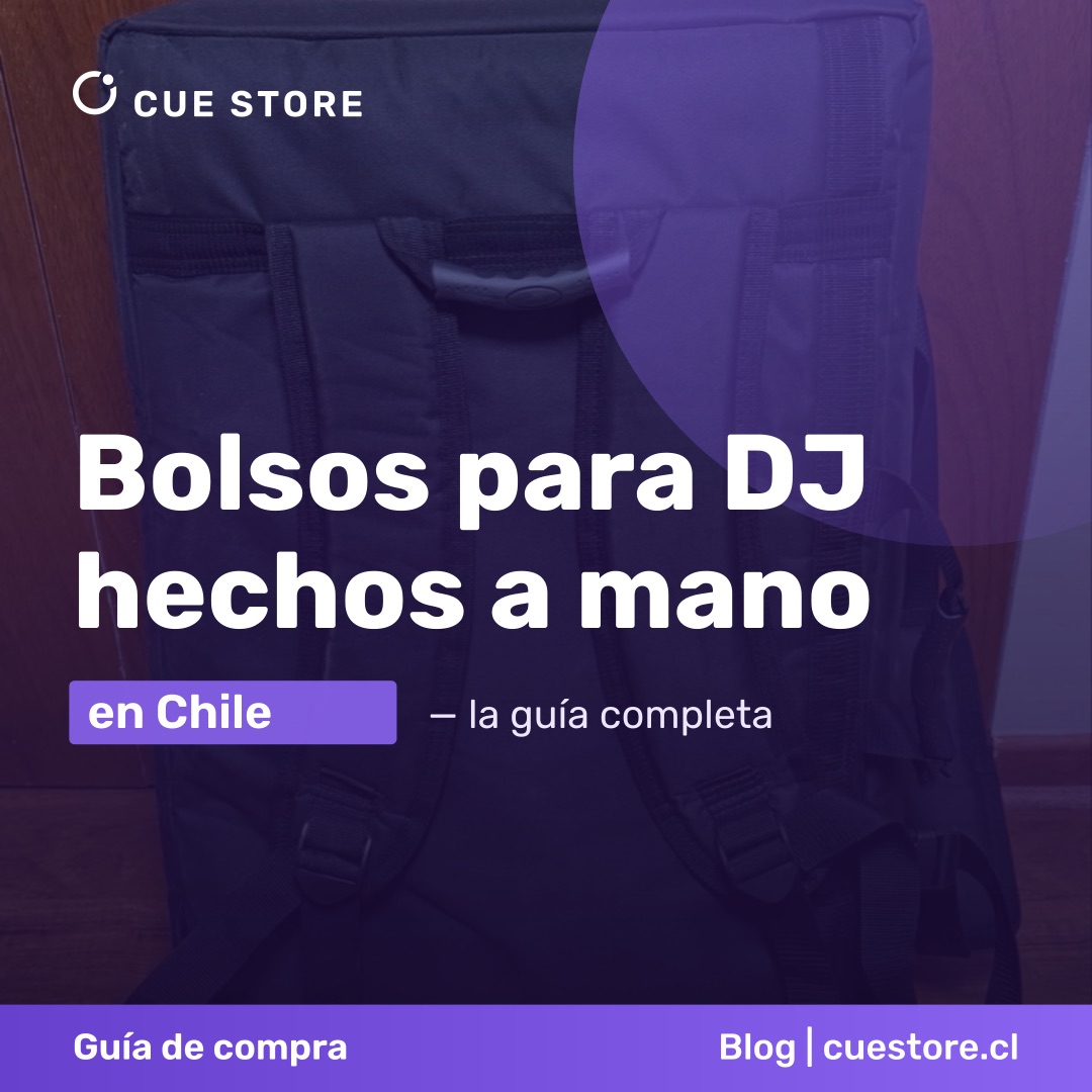 Bolso para DJ hecho a mano por CUE Store